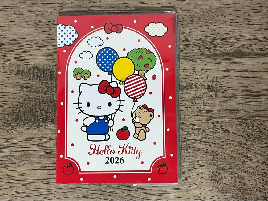 キャンドゥ、ハローキティ 2026年 A6手帳商品画像