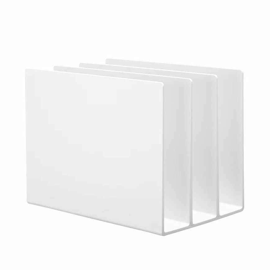 無印良品公式　スチロール仕切りスタンド・ホワイトグレー（小）　画像