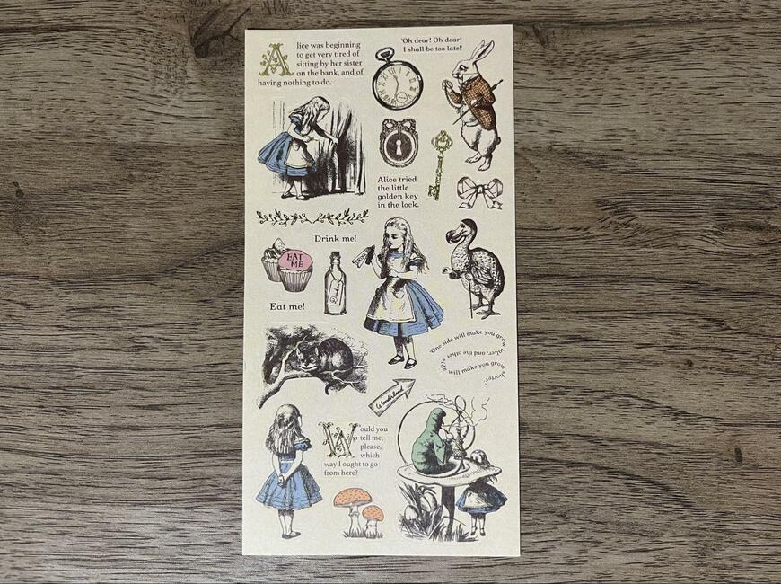 セリア、シール Wonderland画像