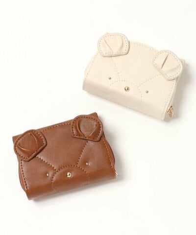 Bleu Bleuet、くまさんラウンドZIP折財布商品画像