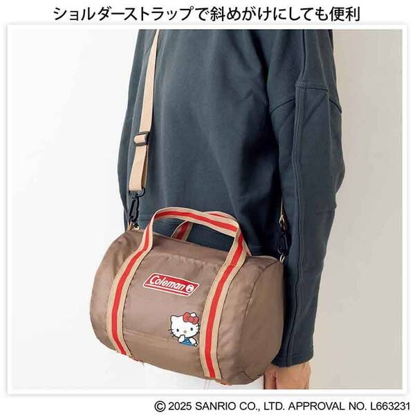 InRed コールマン × ハローキティ「ボストン型ポシェット」