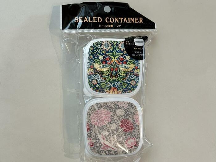 使いやすいサイズ感の容器