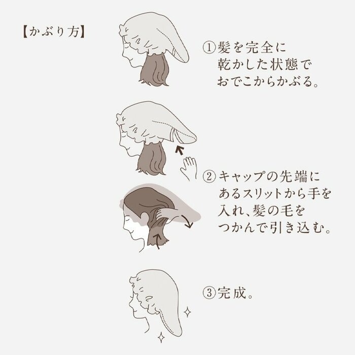 髪の毛の乾燥・摩擦の対策に!