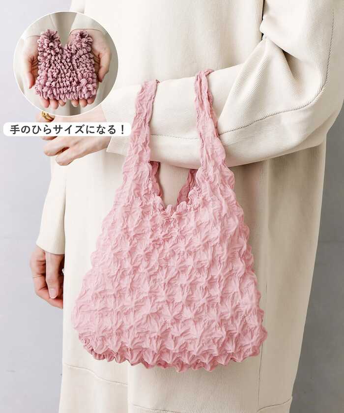 コンパクトフリルエコバッグ