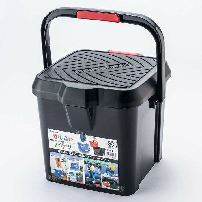 作業中はバケツとして使えるため、道具の数を抑えられます