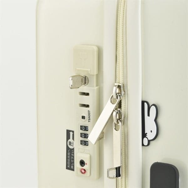 ミッフィーフェイスデザイン Mサイズ ジッパーキャリー