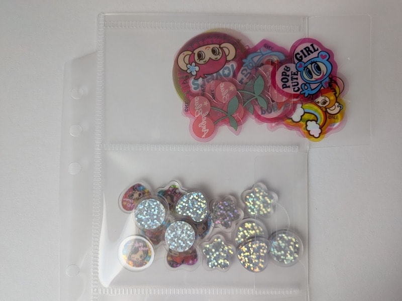 セリア　6リング用 フタ式3段リフィル 3P