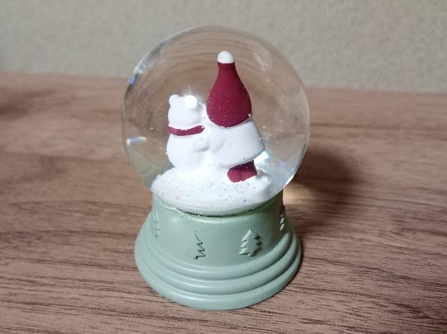 筆者撮影（ダイソー、スノーボール（北欧））