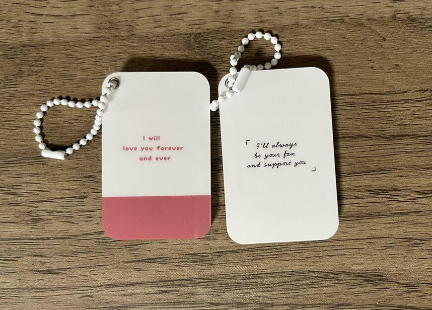 筆者撮影（セリア、フォトキーホルダー ゲーム＆ミュージック）