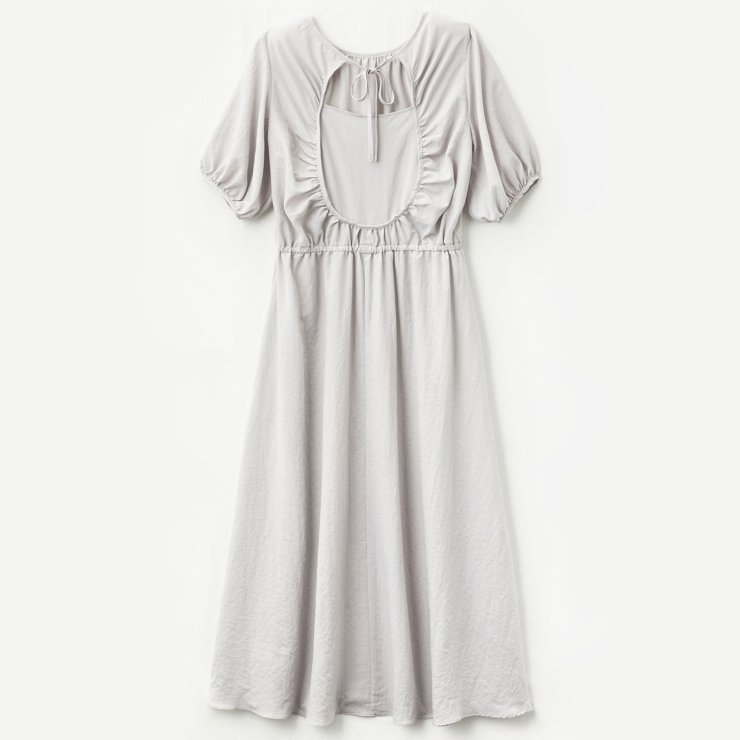 出所：しまむら　レディース　バックオープンワンピース（しまスタ）