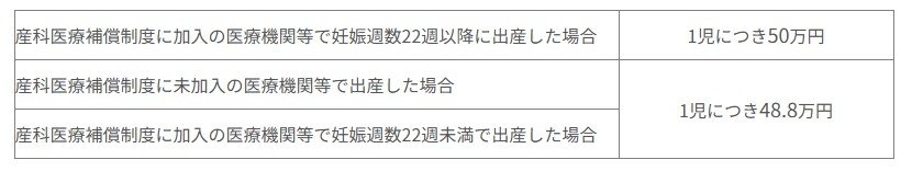 出所：全国健康保険協会「子どもが生まれたとき」