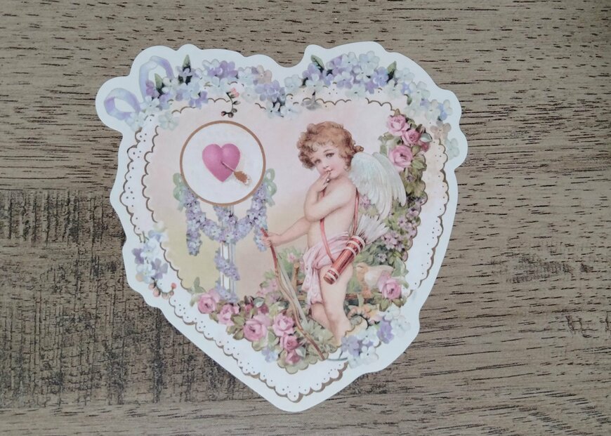 筆者撮影（セリア、ミニレターセット 4セット ロマンティックファンタジー）