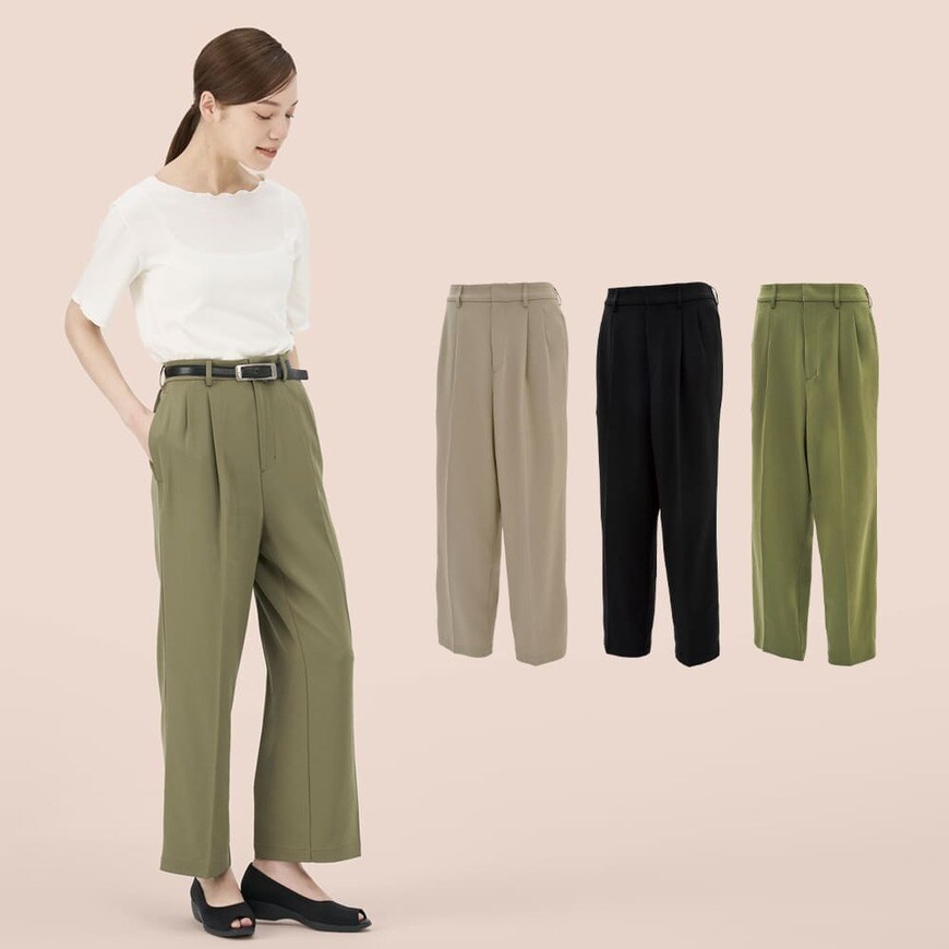 ワークマン公式　レディースシーンレスタックパンツ　画像