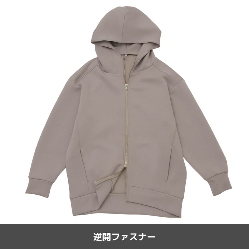 ワークマン公式 レディースストレッチライトコクーンジップパーカーの画像