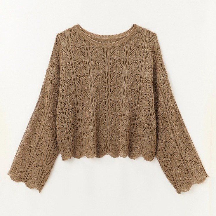 しまむら公式　レディース　ニットプルオーバー（yumi）の画像