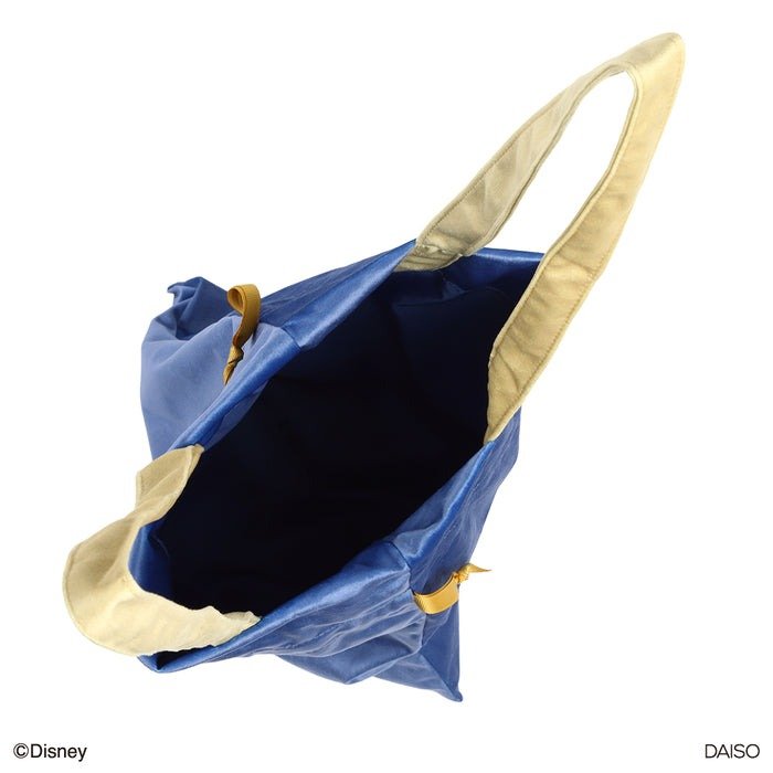 ダイソー公式　巾着トートバッグ、NV（美女と野獣）
