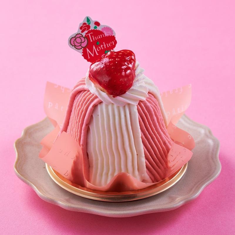 母の日 苺のチーズモンブラン