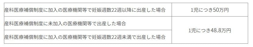 出産育児一時金
