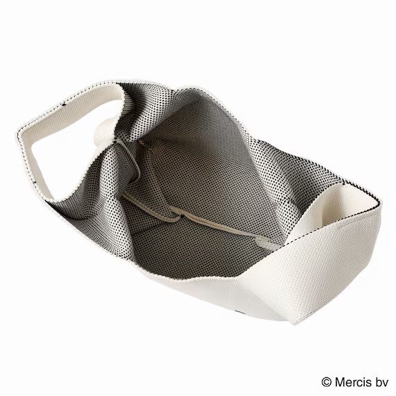 ニトリ公式　MIFFYニットトートバッグ（フェイス アイボリー）　画像