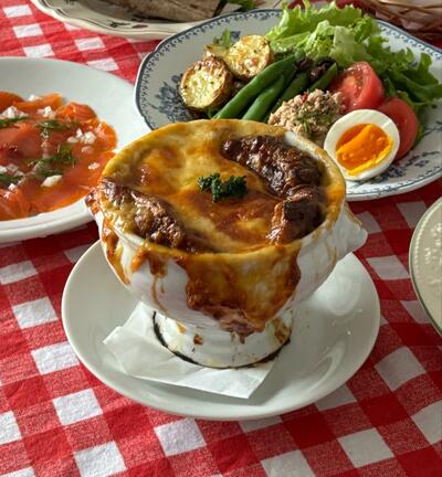 宣言通り「オニオングラタンスープ」を作った