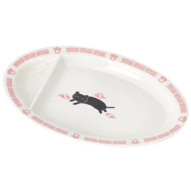 仕切り皿(デコネコ中華)