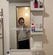 築30年賃貸〈洗面台の鏡周り〉→リメイクシート貼るだけDIYで温もりあふれる〈ジャパンディ風〉に変身！