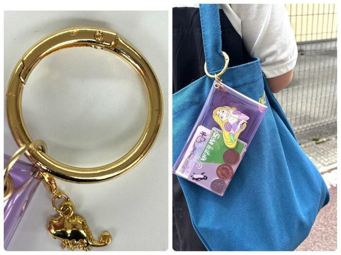 クリアポーチ(ラプンツェル)チャーム付