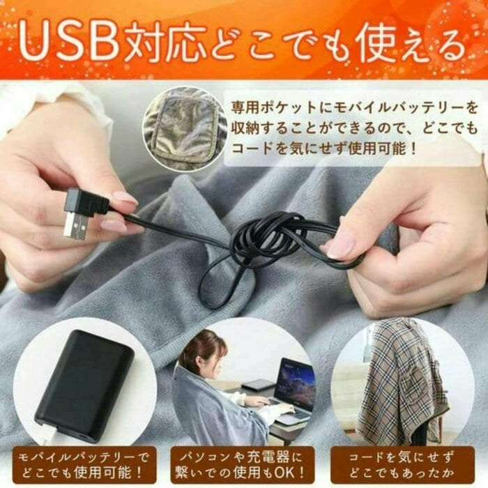 モバイルバッテリーを収納すれば、完全にコードレス化が実現