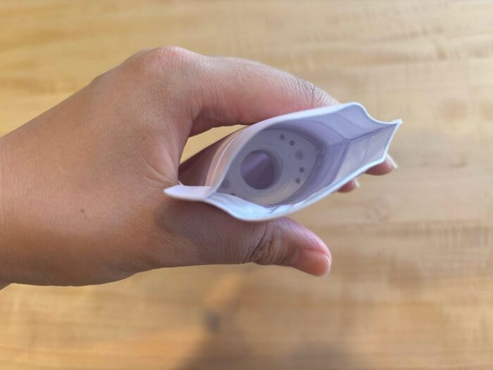 キャップを外してみました