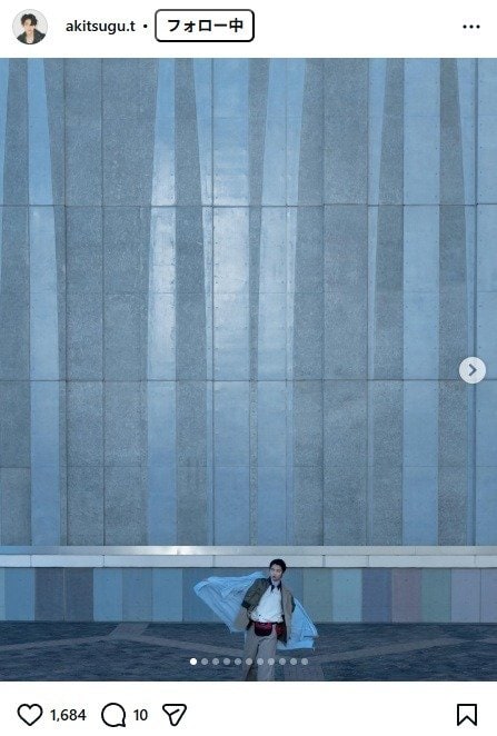 出所：冨永章胤のInstagram（＠akitsugu.t） 参照日：2026年3月30日