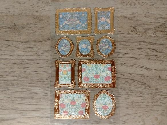 筆者撮影（セリア、ラッピングシール 18片 マスターピースコレクション/WM）