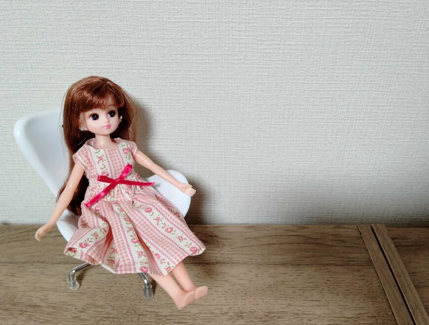 筆者撮影（ダイソー、インテリアチェア スタイリッシュカラー）