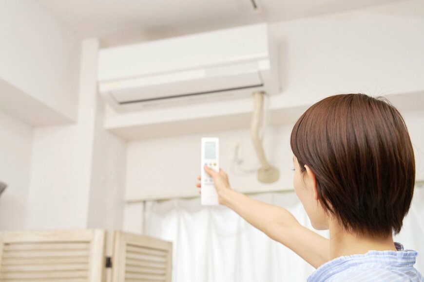 エアコンをつけるイメージ