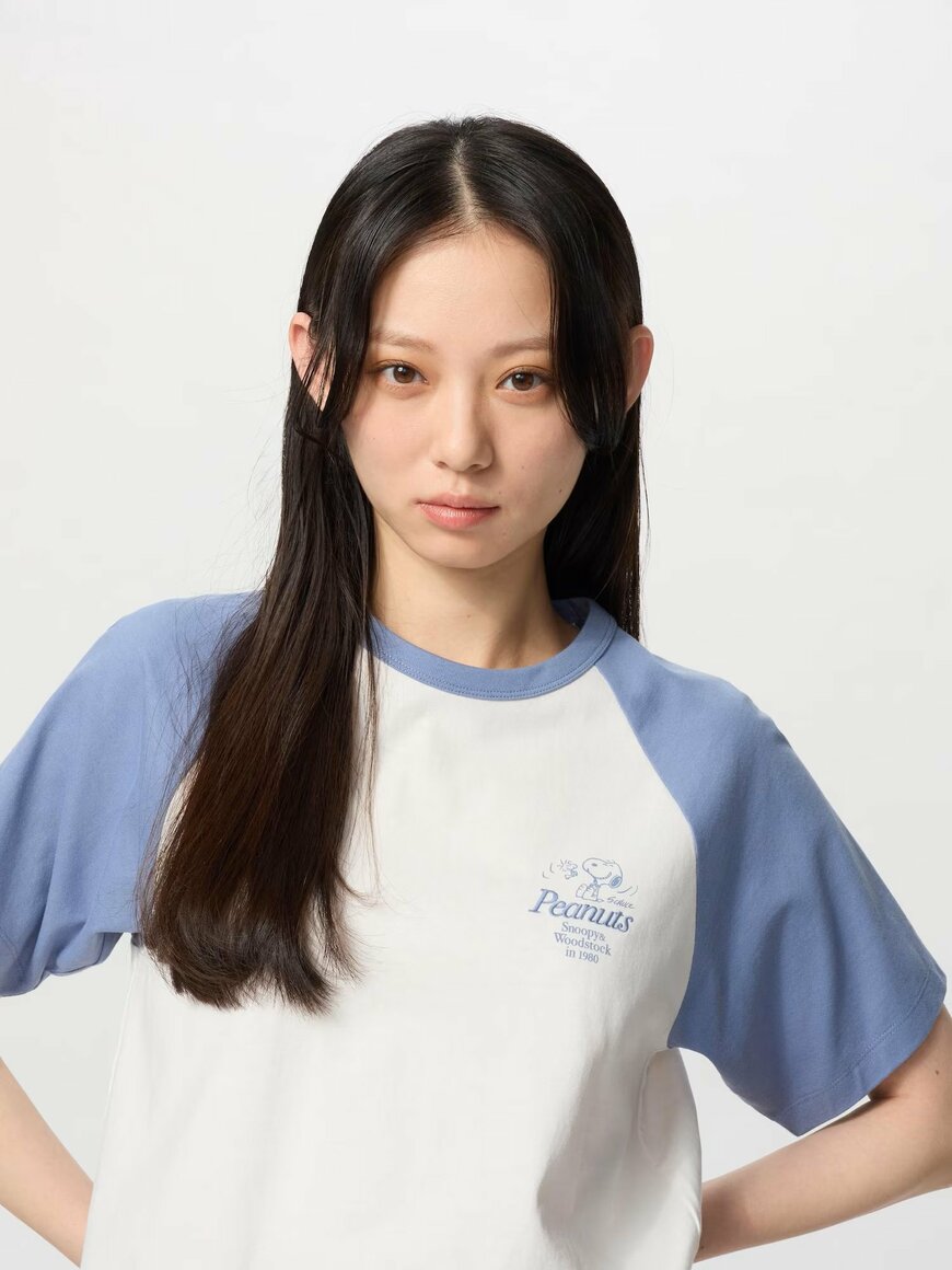 ユニクロ公式　ピーナッツ UT／カラー： 63 BLUEの画像