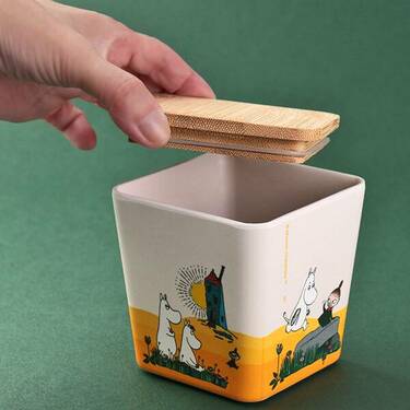 カルディ】スヌーピーに続き「ムーミン」の『バンブーコンテナ