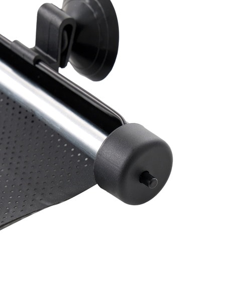 上部の2つのフックに吸盤を引っ掛けサイドウィンドウに取り付ける