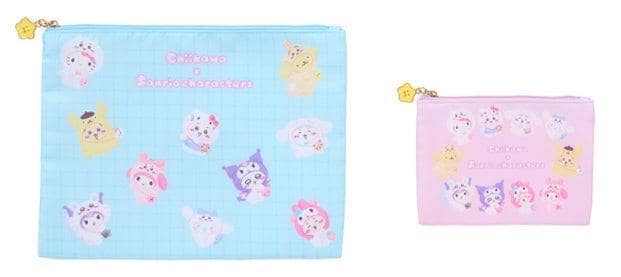 フラットポーチ2個セット