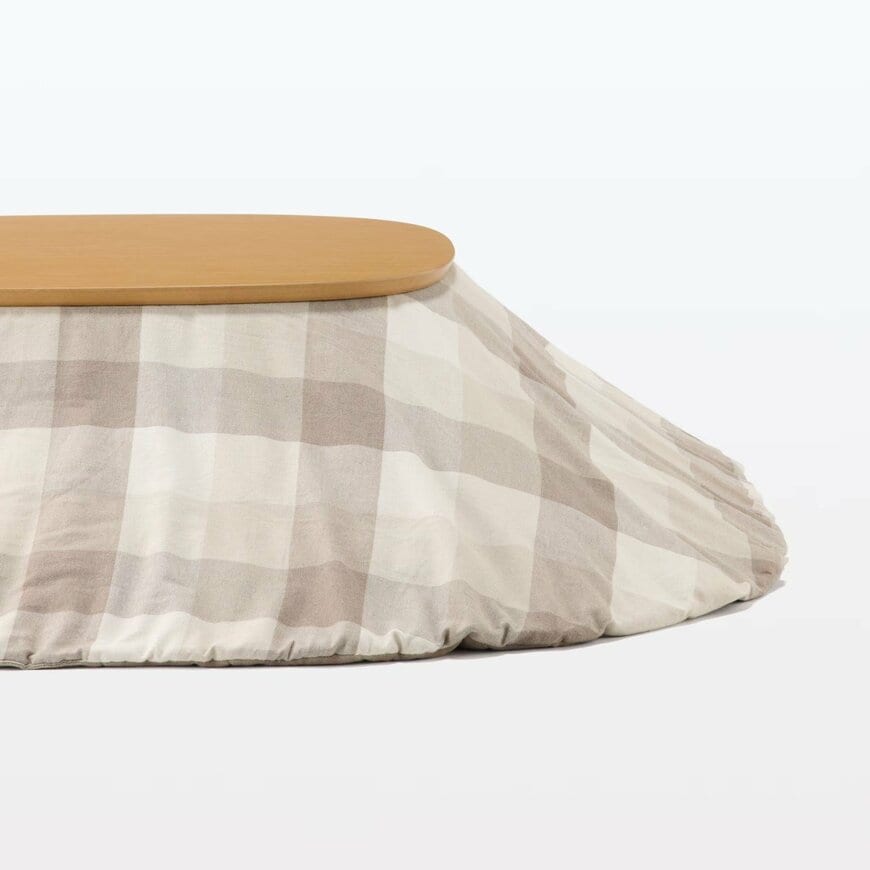 出所：無印良品ネットストア　こたつにもなるローテーブル 小