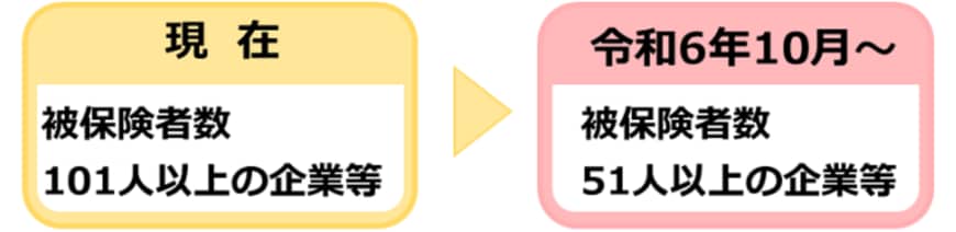 出所：日本年金機構「短時間労働者に対する健康保険・厚生年金保険の適用拡大のご案内」