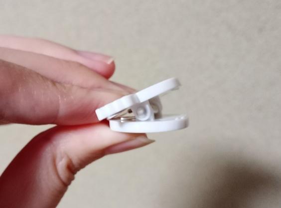 出所：筆者撮影（セリア、雪の妖精 ダイカットクリップ 3P）