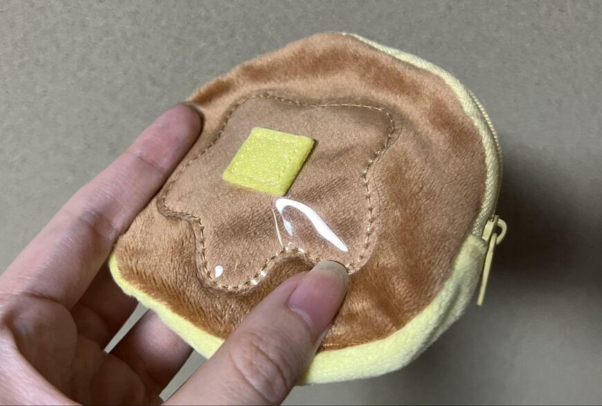 筆者撮影（セリア、ミニ収納ケース パンケーキ＆食パン＆目玉焼き）