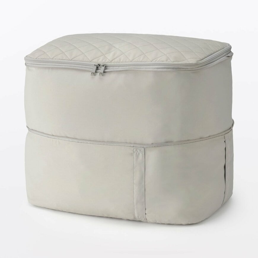 出所：無印良品ネットストア　高さが変えられるふとん収納袋　小／掛ふとんシングル用