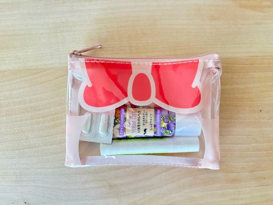 フラットポーチ（ミニーアイコン）