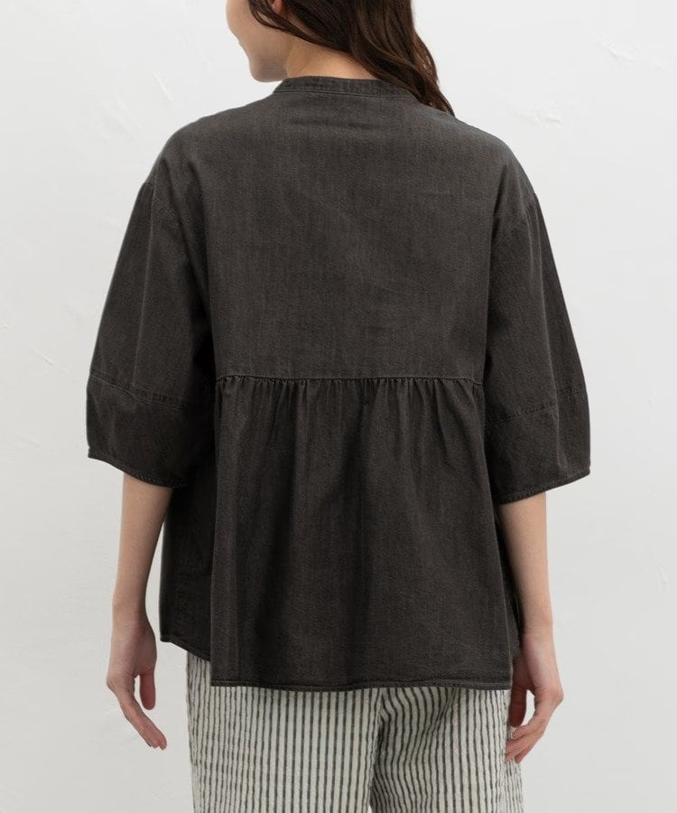 ハニーズ公式通販　クール6分デニムブラウス（後）