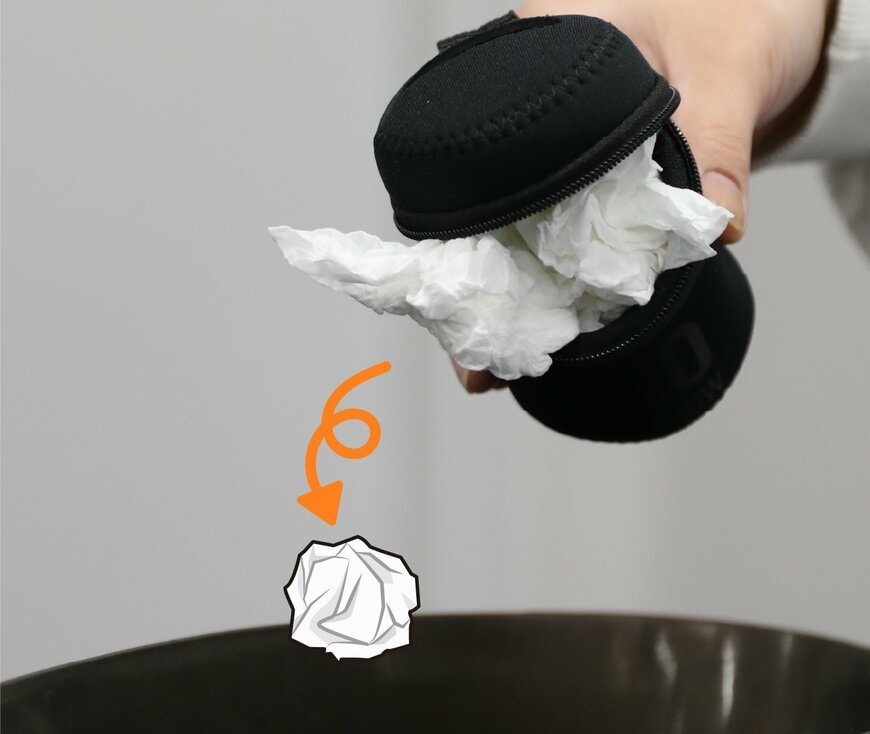 株式会社シービージャパンオンラインストア　携帯ゴミ箱 GO THROW　画像