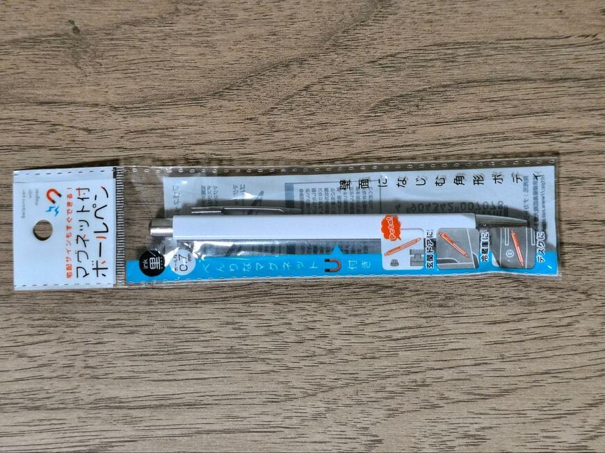 ダイソー、マグネット付きボールペン商品画像