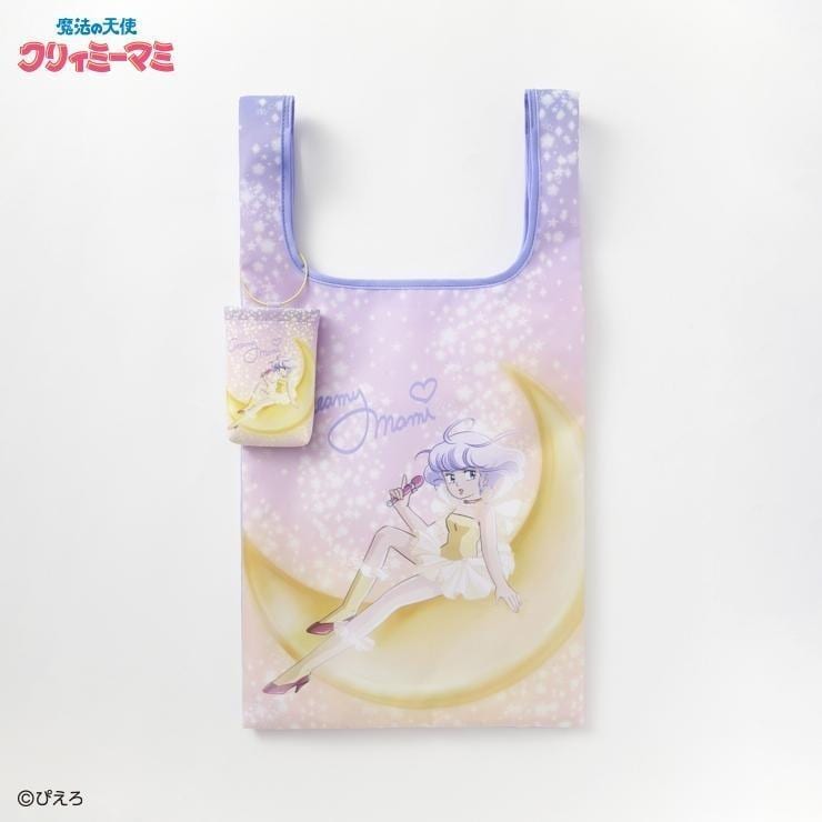 しまむら公式、ポーチ付ショッピングバッグ（クリィミーマミ）画像