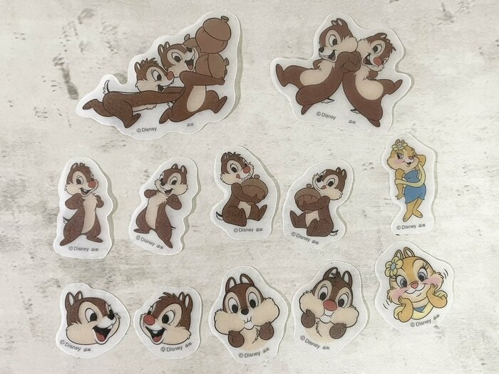 全部で12通りのデザインのシールが入っていました