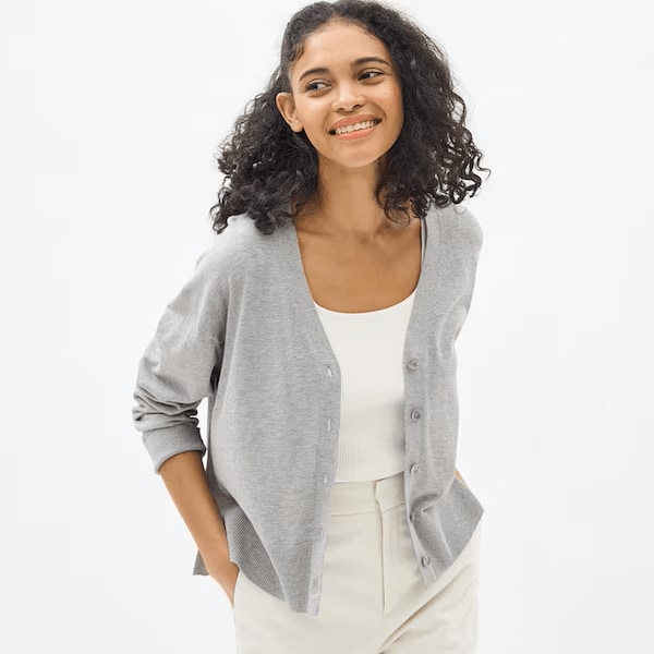 UVカットボクシーカーディガン