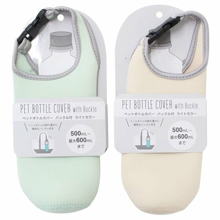 キャンドゥ公式 ペットボトルカバー バックル付 カラー